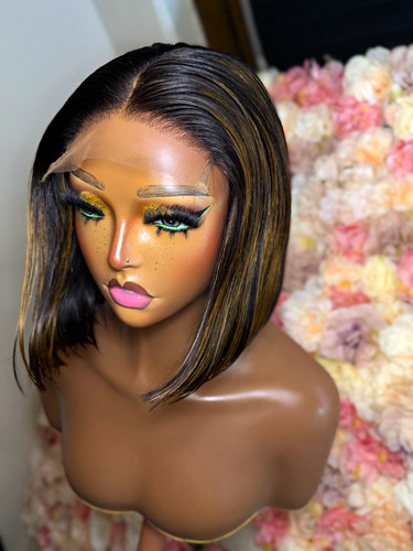 Lace front human - human, hair