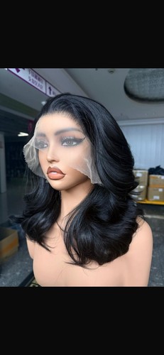 Human hair blend bounce wig - hair,
