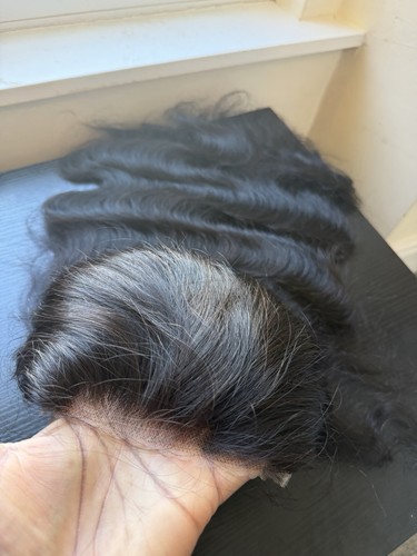 Long black wavy - long, lace