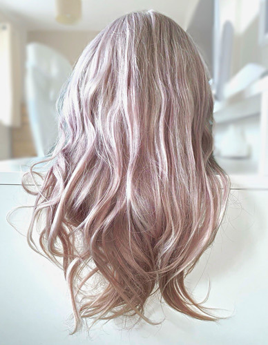 Icy blonde human hair - icy,