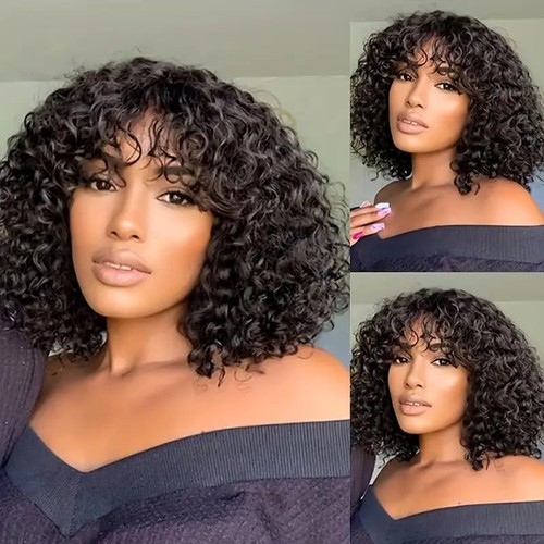 Curly bob human - human, with