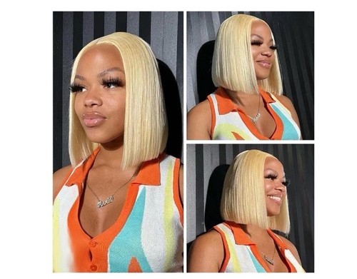 Blonde bob wig - blonde,
