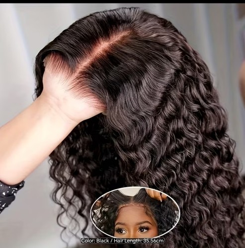 Glueless wig human hair 4x4 - wig,