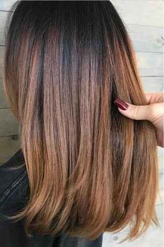 Ombre brown 100 - 100%, hair
