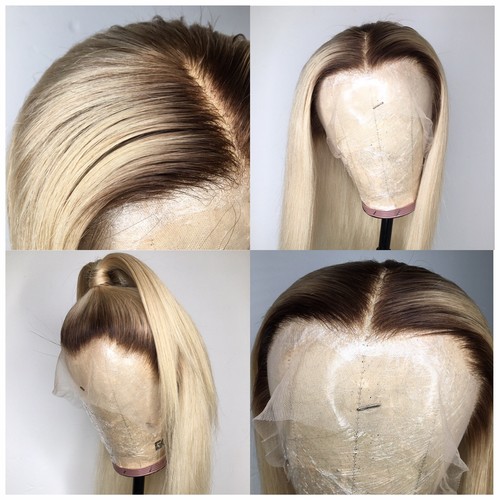 Blonde human hair - blonde, front