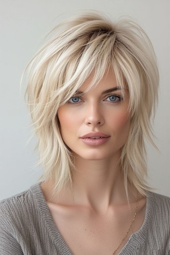 Ombre platinum blond wig - ombre,