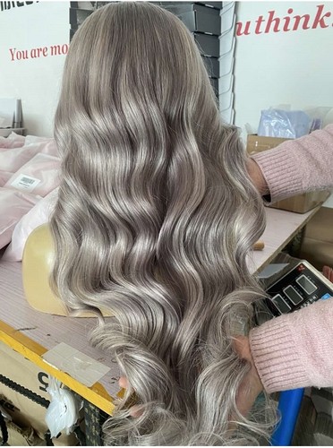 Highlight ash blonde wave - wave, 100%
