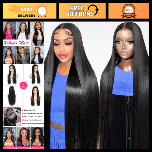 Lace front wig human hair - 30",