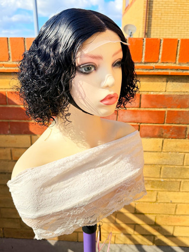 100 human hair short curly - hair,
