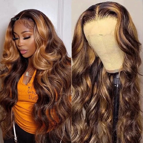 Highlight body wave human hair - body,