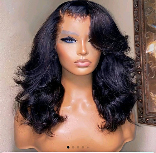 Womens black 100 human hair - womens,