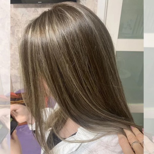 Balayage ombre ash brown - balayage,