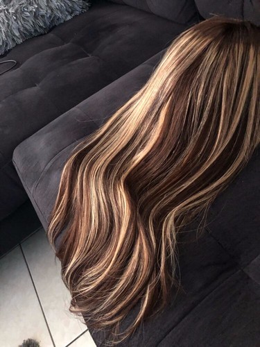 Paige blonde highlight lace