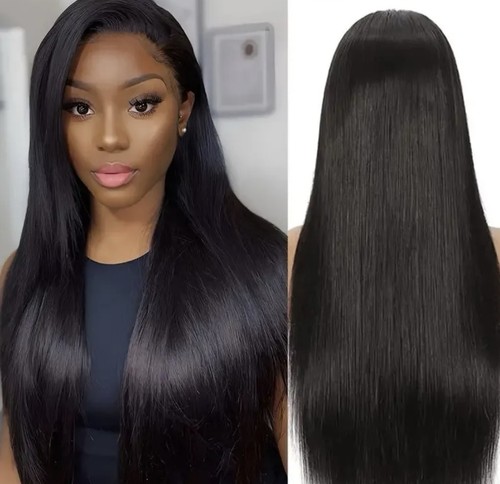 Human hair wig straight 22 - straight,,
