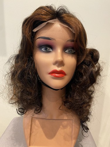 Bouncy wavy human hair - wavy, 5x5