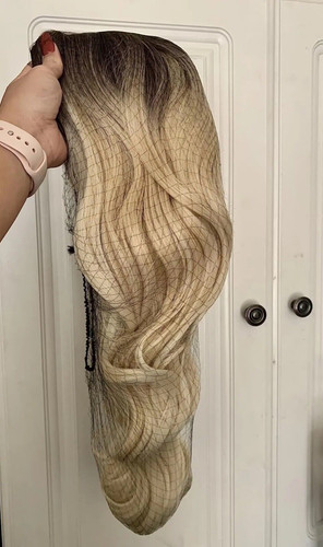 Alice blonde beachy waves lace