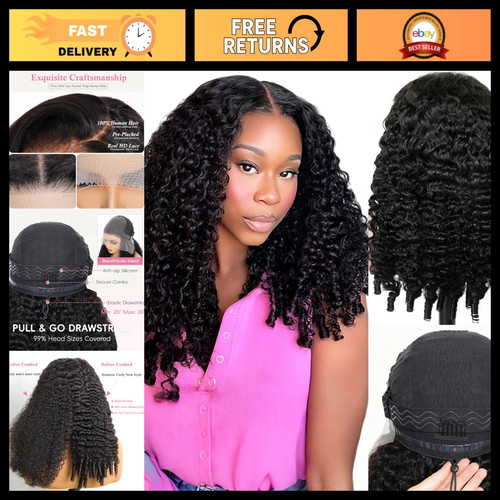 Curly lace front wig - curly,