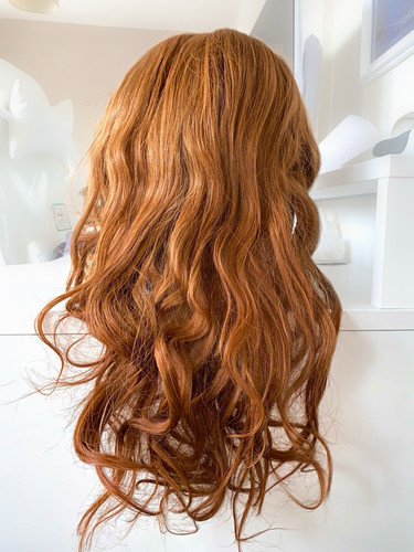 Auburn human hair - auburn, 18”