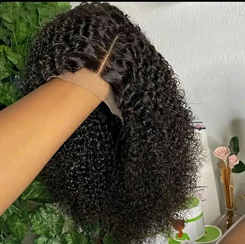 Curly human hair lace front - curly,
