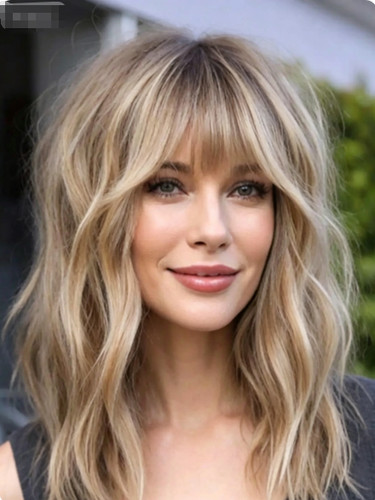 Short ombre golden brown - short,