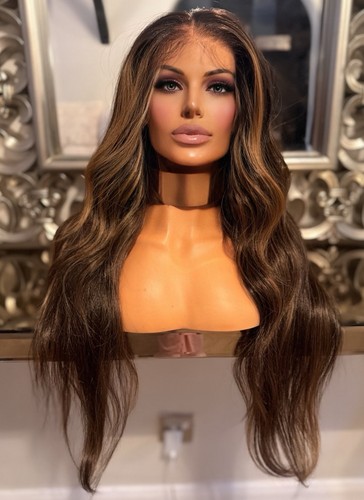 Brown human hair blend - hair,