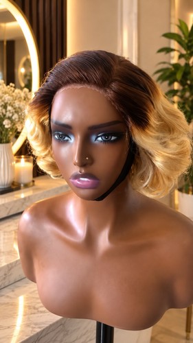 100 human hair bouncy wig - hair,