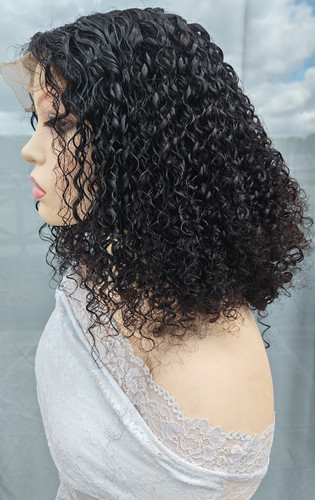 100 human hair curly - 100%, lace
