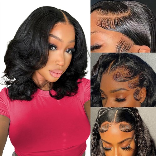 Body wave bob wigs - wigs, human