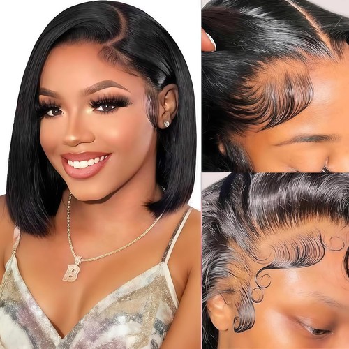 Inch bob wig - human, hair