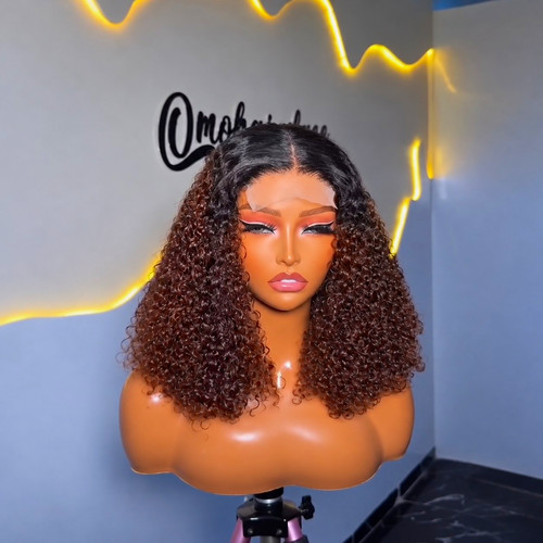Lace front curly human - lace,