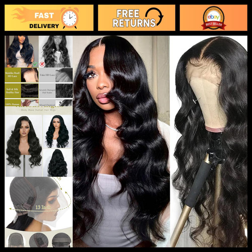 Body wave human - human, wig