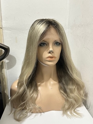 Ash blonde rooted full - ,