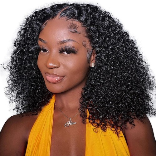 Curly lace front - lace, wig