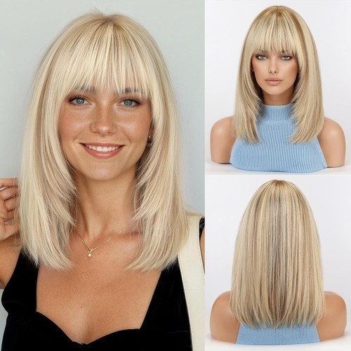 14inch blonde highlight - blonde, bob