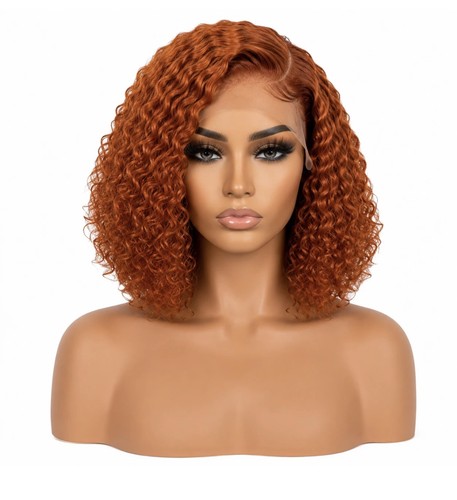 Ginger curly bob - ginger,