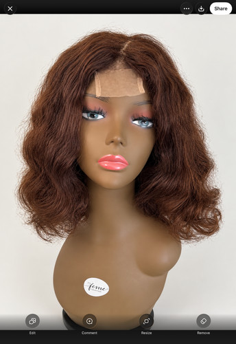 This lovely human hair - lovely,