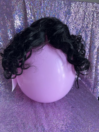 100 human hair wig black - 100%,
