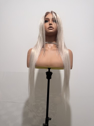 Human hair platinum - 28”,