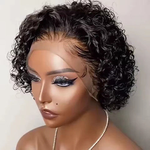 Pixie cut wigs human hair - cut,