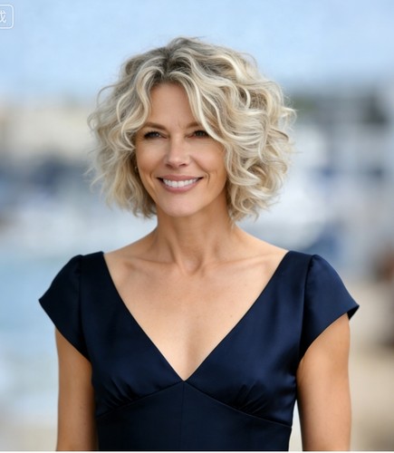 Ombre blonde short wave - blonde,