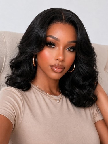 Body wave bob - wig, human