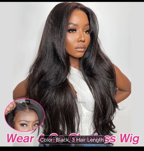 Glueless wigs human hair - human, kinky