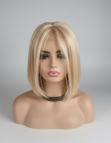 Allie blonde highlights - blonde, bob