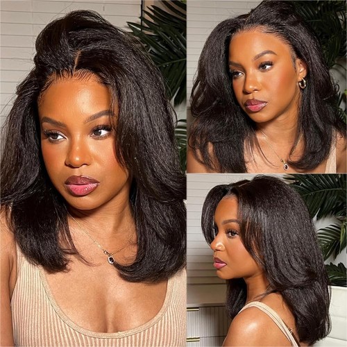 Glueless wig human hair 4x4 - hair,