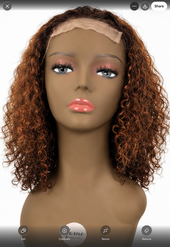 Double curly lace front - curly,