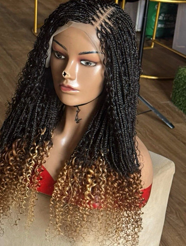 Pure human hair braided - human,