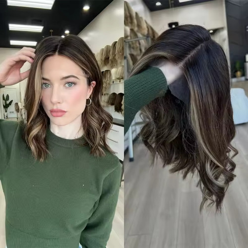 Short wave bob 13x4 - short, ombre