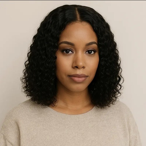 Natural black deep wave - natural,